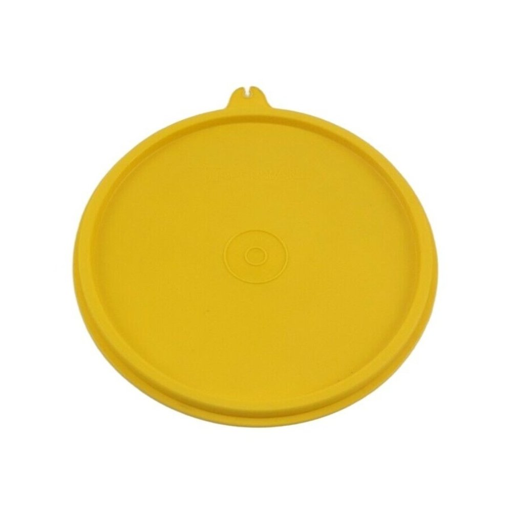 Tupperware Replacement Lid 227 Round Sunny Yellow LID ONLY 6.25"